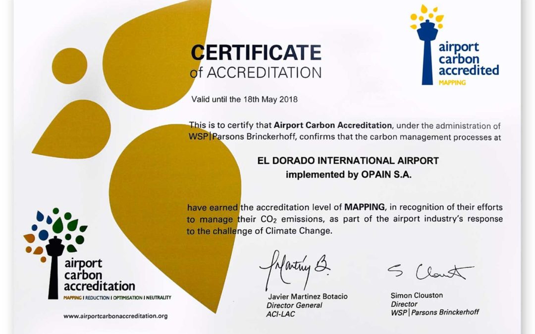 El Dorado, The First Colombian Airport Accredited For Its Environmental Policies